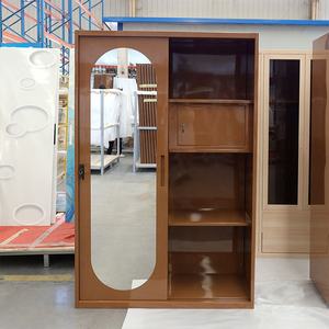 Armoire beauty <span class=keywords><strong>almira</strong></span> indonesia staccabile scorrevole a doppia porta in ferro battuto armadio armadio acciaio metallo - Product Image 4