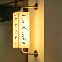 Vente en gros de boîte à lumière avec logo personnalisé boîte à lumière LED carrée en acrylique pour publicité