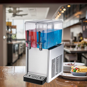 Dispensador <span class=keywords><strong>de</strong></span> Bebidas Frías Comercial <span class=keywords><strong>de</strong></span> 12L <span class=keywords><strong>de</strong></span> Gran Capacidad con Dos Tanques <span class=keywords><strong>para</strong></span> Café, Leche, Jugo y Bebidas Frías - Product Image 2
