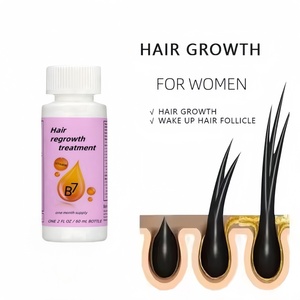 Óleo de Crescimento Capilar Profissional com Biotina para Mulheres, Ingredientes Herbais que Nutrem o Couro Cabeludo e Promovem a Regeneração e Reparação dos Cabelos - Product Image 2