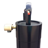 Vérin télescopique FE pour camions-bennes avec construction en acier, tige chromée dure, dimensions personnalisables