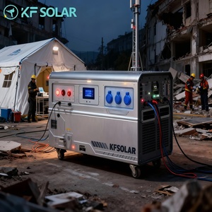 Grote capaciteit 5KW 10KW 15KW draagbare krachtcentrale grote LiFePO4 batterij oplaadbare zonnegenerator voor thuis en buitengebruik MPPT - Product Image 6