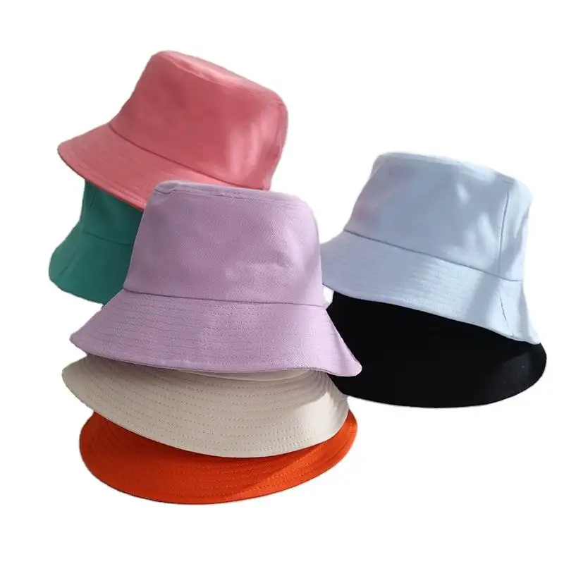 AI-MICH Fashion topi Bucket PVC wanita, topi pantai musim panas transparan pelindung matahari tahan air topi ember hujan