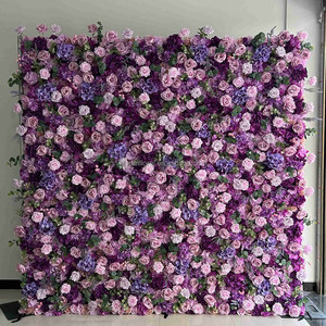 <span class=keywords><strong>Mur</strong></span> <span class=keywords><strong>de</strong></span> fleurs artificielles en gros BF-FW10, 2,4 m x 2,4 m, panneau mural enroulable blanc, toile <span class=keywords><strong>de</strong></span> fond murale en roses <span class=keywords><strong>de</strong></span> soie, <span class=keywords><strong>décoration</strong></span> <span class=keywords><strong>de</strong></span> mariage - Product Image 6