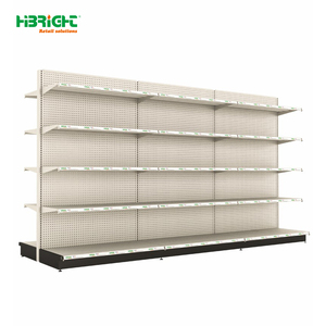 Exhibidores Modernos y Resistentes de Color Blanco para Comercios, Ajustables, de Estilo Industrial, para Tiendas - Product Image 1