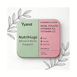 Suplemento de hierro de alta calidad de marca privada, en tiras orales, sin azúcar, vegano, para adultos, de alta eficiencia. - Product Image 1