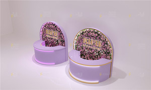 Vitrine de présentation personnalisée pour produits de soin de la peau, meuble de magasin tendance pour la beauté, les ongles et les cils, avec éclairage LED, étagères de présentation cosmétiques - Product Image 5