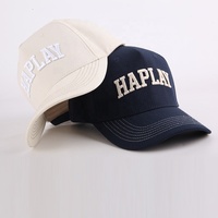 Casquette de sport personnalisée avec logo, texture nid d'abeille respirante, broderie 3D, casquette de golf structurée à 5 panneaux