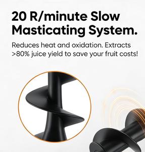 Extractor de Jugo Comercial de Alta Capacidad 300kg/h NS-300B 750W, Exprimidor de Uso Pesado para <span class=keywords><strong>Restaurante</strong></span> - Product Image 5