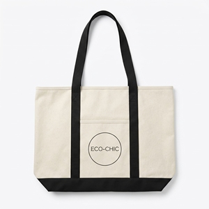 Bolsas de Tela de Algodón Extra Grandes con Logotipo Personalizado, Reutilizables, Duraderas, para Compras, con Cierre - Product Image 5