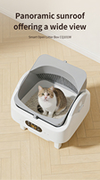 Furrivo Smart Selbstreinigende Katzentoilette CQ101W mit APP-Steuerung, Gravitationssensor, automatischer Reinigung, 8L Abfallschublade, offener Oberseite