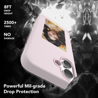 Soonleader luxe NFC bricolage Smart E-Ink écran affichage housse de téléphone portable nouveau concepteur pour iPhone 16 15 Pro Max