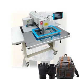 Industrielle Ledertaschen-Muster-Nähmaschine computergesteuerte Muster-Nähmaschine für Sporthandschuhe