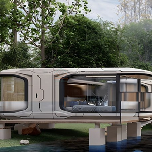 Casa contenedor prefabricada habitación cápsula habitación prefabricada fábrica ecológica al aire libre - Product Image 3