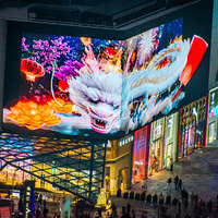 Panel Layar LED Tahan Air Terang Tinggi 20000 Nits, Billboard Digital Luar Ruangan, Layar Iklan Komersial Tahan Lama, Piksel 16mm