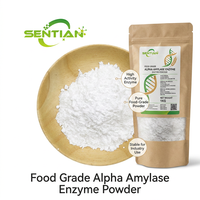 Poudre d'enzyme alpha-amylase de qualité alimentaire CAS 9000-90-2, haute activité, pour la transformation de l'amidon, la pâtisserie et la brasserie