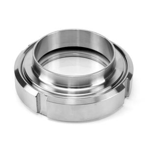 304/316ステンレス鋼製丸型研磨済み衛生グレードねじ込み溶接低圧サイトグラス（ユニオンおよび観察機能付き） - Product Image 2