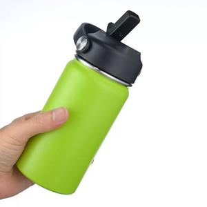 Bouteille d'eau isotherme portable en acier inoxydable 304, grande capacité, avec poignée et paille, pour le sport et les voyages transfrontaliers - Product Image 4