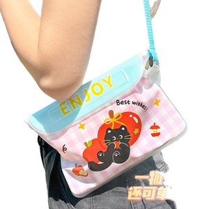 กระเป๋าโทรศัพท์กันน้ำความจุขนาดใหญ่หน้าจอสัมผัสได้ใช้งานกลางแจ้งว่ายน้ำดำน้ำล่องแก่งกระเป๋าคาดเอวกระเป๋าเก็บของไม่จำกัดเพศ - Product Image 5