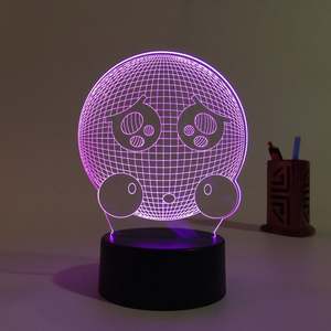 อะคริลิคสีสันเปลี่ยนภาพบาสเก็ตบอลแฟนๆทีม <span class=keywords><strong>NBA</strong></span> 3d LED Night Light - Product Image 3