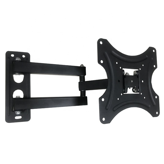 Full Motion Telescopic Steel Wall Bracket 17"-42" Inch Arm Tilting Swivel 180 Degrees TV Wall Mount