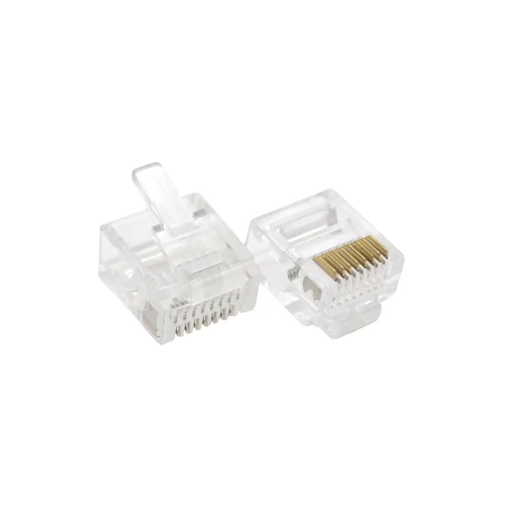 OEM factory short rj45 connector half rg45 unshielded network connector cat6a cat7 rj45 connectors