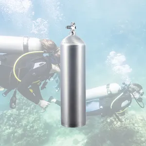 ISO TPED Botol Oksigen Bawah Air Menggunakan Silinder Menyelam Skuba Ringan Portabel