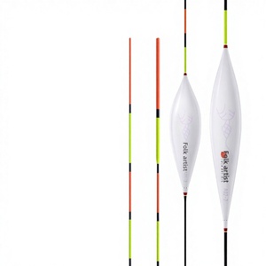 Flotteur de pêche vertical haute sensibilité pour carpes, à queue longue et très visible, idéal pour la pêche en eau peu profonde et en fond noir. - Product Image 1