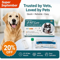 BEST VET Kit de test rapide vétérinaire pour la détection de la peste canine, de l'Ehrlichia, de la Babesia et de l'Anaplasma, kits de test rapide en une étape