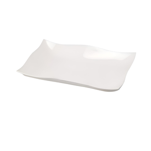 Vassoio Profondo in Porcellana HELTON LINE 28X18CM BIANCO - Product Image 1