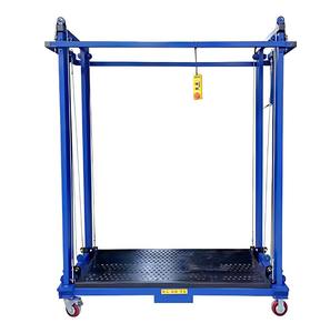 Plataforma de Andamios Eléctrica de 2-10 m, Elevador Portátil con Fuente de Alimentación de 110 V/220 V para Trabajos en Interiores y Exteriores - Product Image 4