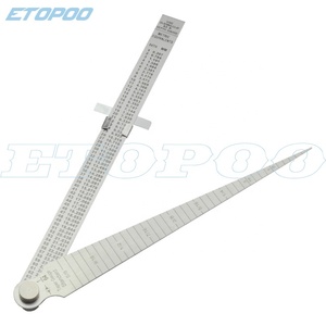 150mmステンレス鋼深さ定規付き1-15mmステンレス鋼テーパー溶接ゲージゲージ - Product Image 2