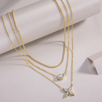 Collier pendentif en moissanite taille cœur brillante en argent sterling 925 avec pierre d'accentuation, bijoux fins de luxe empilables