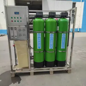 Machine d'osmose inverse de 3 tonnes purifiante 1000 lph avec 80/40 membranes Nitto Système de filtration à 3 cylindres en acier inoxydable (importé)