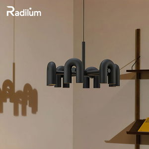 Lampe suspendue Cloud Style B, abat-jour en polystyrène haute densité, <span class=keywords><strong>luminaire</strong></span> de plafond en métal, salle à manger, îlot de cuisine, vente en gros, usine, LED - Product Image 1