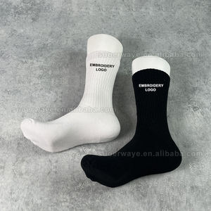 حزمة 6 أزواج الموضة الأكثر مبيعًا للرجال والنساء عدم الانزلاق مزيل العرق التطريز تصميم طاقم الجوارب محبوك لجميع الفصول - Product Image 5