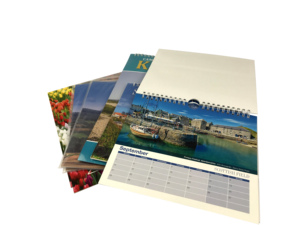<span class=keywords><strong>Calendrier</strong></span> mural en spirale personnalisé pour la publicité annuelle 2025, impression sur papier, pour bureau - Product Image 4