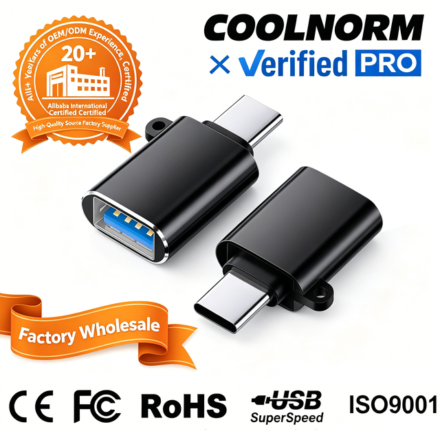 USB-C to USB 3.0 Aluminum Alloy Adapter OTG Converter for MacBook OTG 3.0 Lanyard Version USB Flash Drive Adapter
