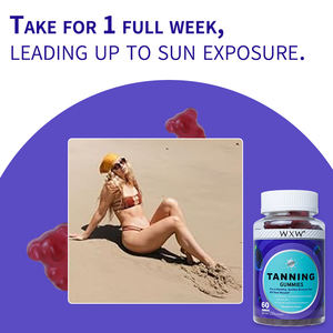 OEM/ODM <b>Tanning</b> Gummies <b>Supplement</b> Gummies Dietary Beauty Skin Collagen Gummy Candy - Product Image 4