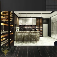 KINGV — meuble de bar de style luxueux, pour la maison, personnalisé
