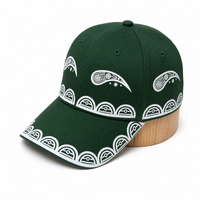 Casquette de camionneur personnalisée à motif léopard imprimé par transfert thermique, structure 5-6 panneaux, 100% coton, logo brodé, casquette de sport