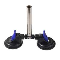 Nouveau support de voiture universel multifonctionnel noir de 6 pouces, robuste, avec ventouses réglables pour toute surface plane, support de drapeau