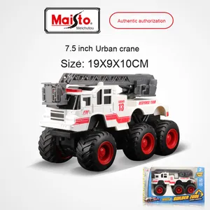 <span class=keywords><strong>Maisto</strong></span>/Mei Chi Tu <span class=keywords><strong>1</strong></span>:<span class=keywords><strong>18</strong></span> Camión Mezclador de Ingeniería Urbana de Aleación Fundida a Presión <span class=keywords><strong>Maisto</strong></span> Duradero para Niños - Coche Modelo con Ruedas Metálicas a Granel - Product Image 2