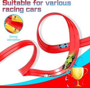 Pista de Carreras de Coches Antigravedad Flexible de 4-5 Metros para Niños, Juguete Educativo de Plástico para Interior, Regalo de Cumpleaños para Niños - Product Image 4