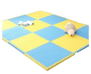 Bé bọt chơi Mat mềm & an toàn EVA bọt thảm sàn vuông rắn màu trẻ em bọt Câu Đố chơi Mat cho playpen - Product Image 1