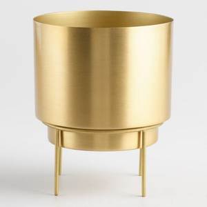 Jardinière en métal de qualité supérieure avec support pour la maison, le jardin, le bureau, l'hôtel et le restaurant, arrangement de plantes décoratif - Product Image 1