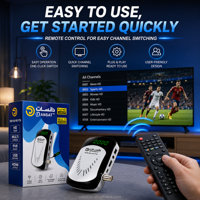 Custom Logo DVB-S2 Receiver Twin IR Sensor USB WiFi PVR Function Satellite Decoder Bulk Supply