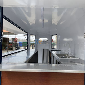 Chariot de nourriture en plein air shawarma/kiosque de nourriture de rue/chariots de café remorque de nourriture mobile - Product Image 6