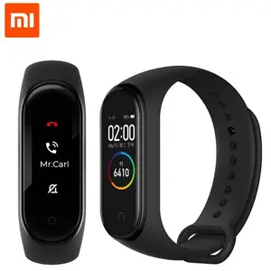 एम आई बैंड 4 स्मार्ट कंगन घड़ी Wristband Miband टच पैड नींद मॉनिटर हार्ट दर फिटनेस ट्रैकर