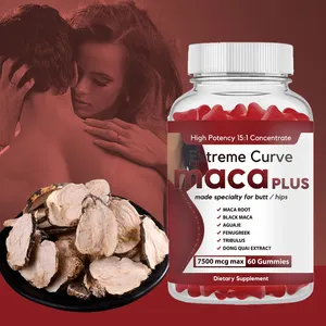 Wholesale Chinese Herbal Male Enhancement Maca Root Pills Supplements Anti-fatigue Boost Men Power Energy Maca Gummies